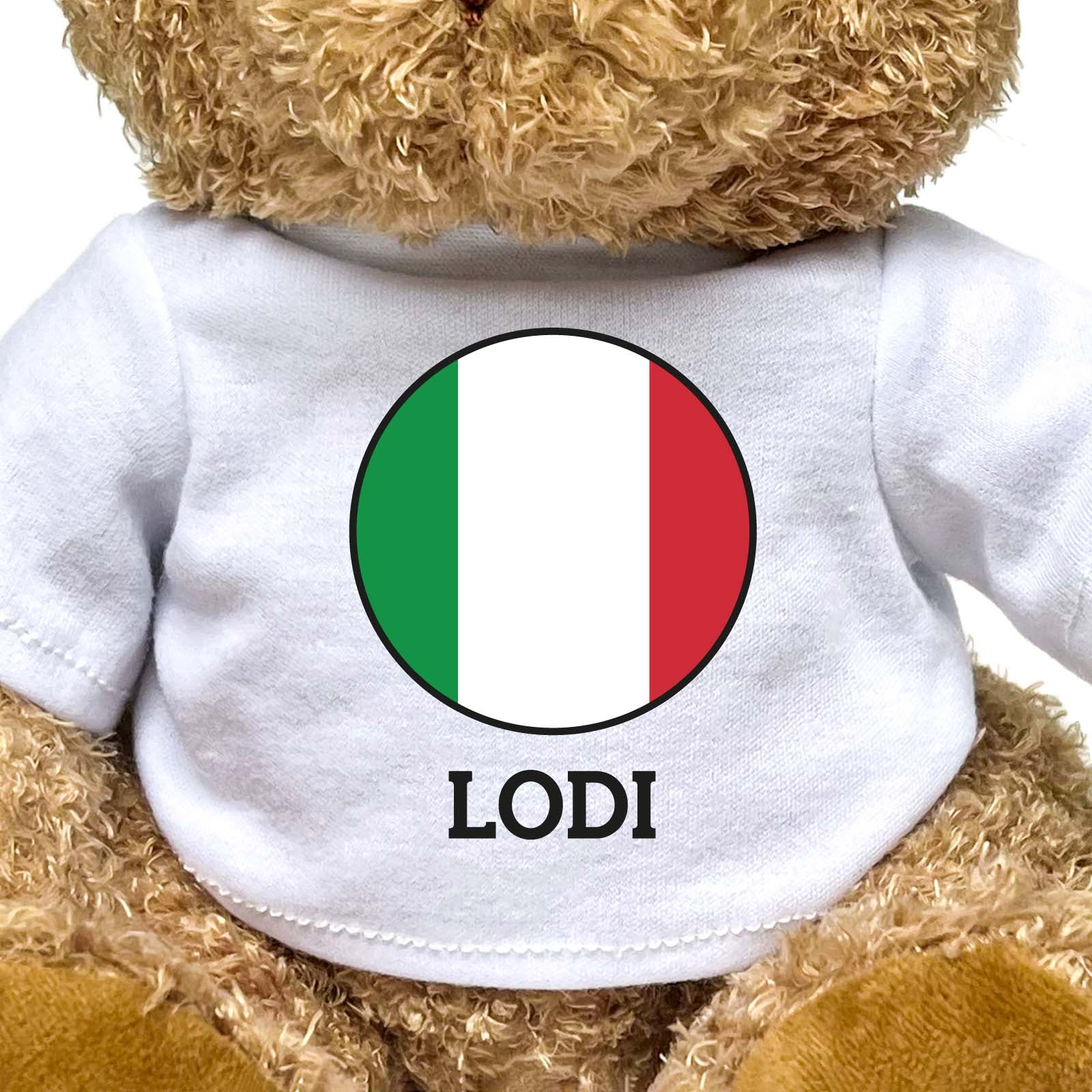 LODI (ITALY FLAG ROUNDEL) - Teddy Bear - Funny Italian Souvenir Gift Present - Image 2