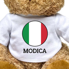 MODICA (ITALY FLAG ROUNDEL) - Teddy Bear - Funny Italian Souvenir Gift Present - Image 2