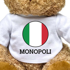 MONOPOLI (ITALY FLAG ROUNDEL) - Teddy Bear - Funny Italian Souvenir Gift Present - Image 2