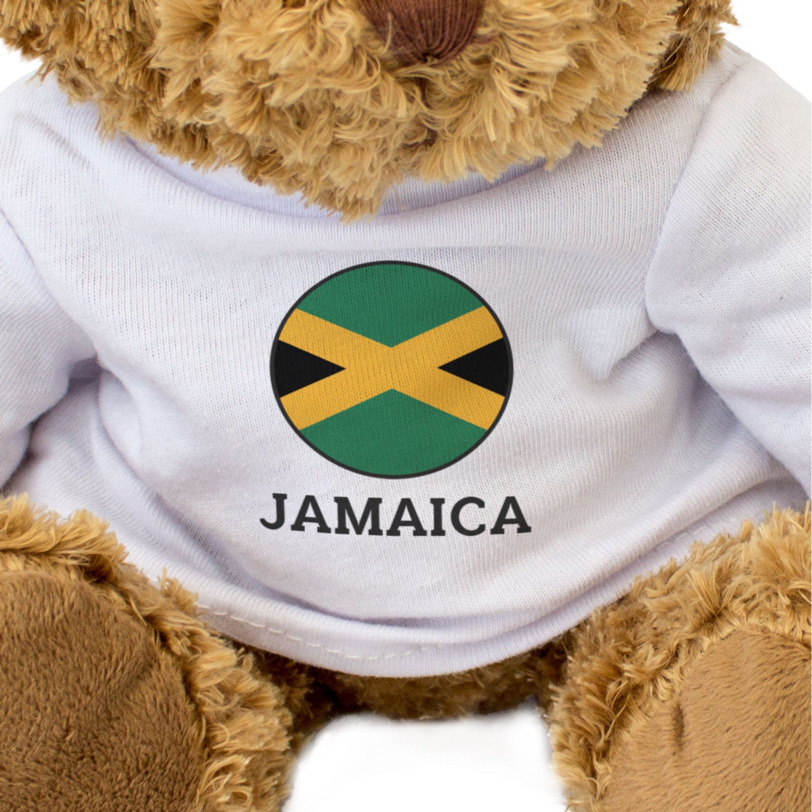 JAMAICA FLAG ROUNDEL - Teddy Bear - Cute Cuddly Soft - Jamaican Gift Present