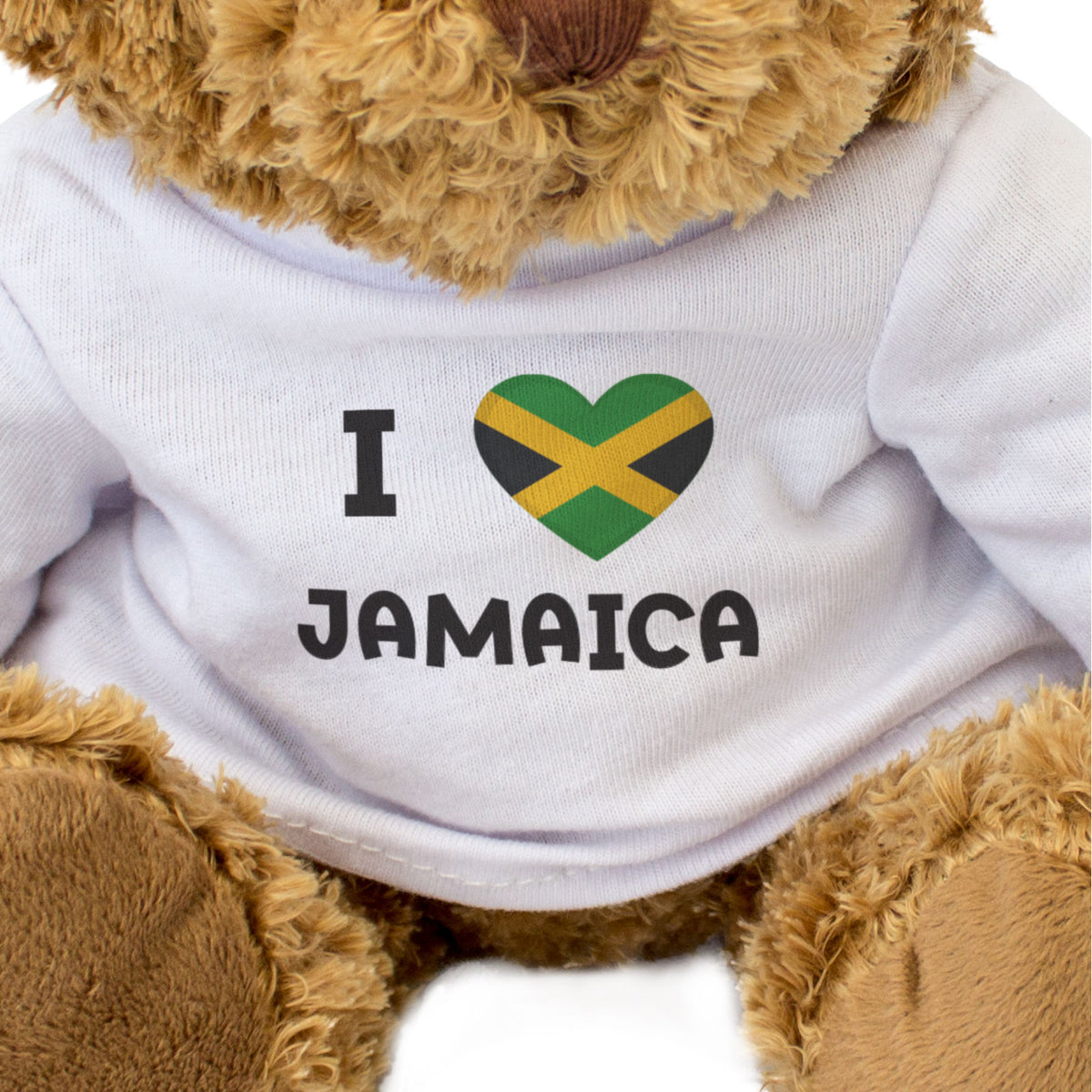 I Love Jamaica Flag - Teddy Bear