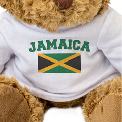 JAMAICA + FLAG - Teddy Bear - Cute Cuddly Soft - Funny Souvenir Gift Present
