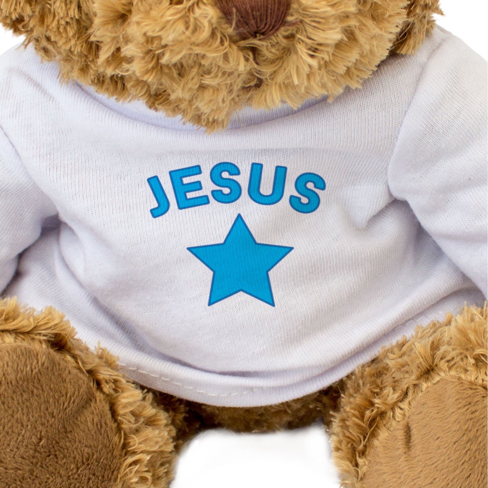 JESUS - Teddy Bear - Cute Cuddly Soft Adorable - Funny Gift Present