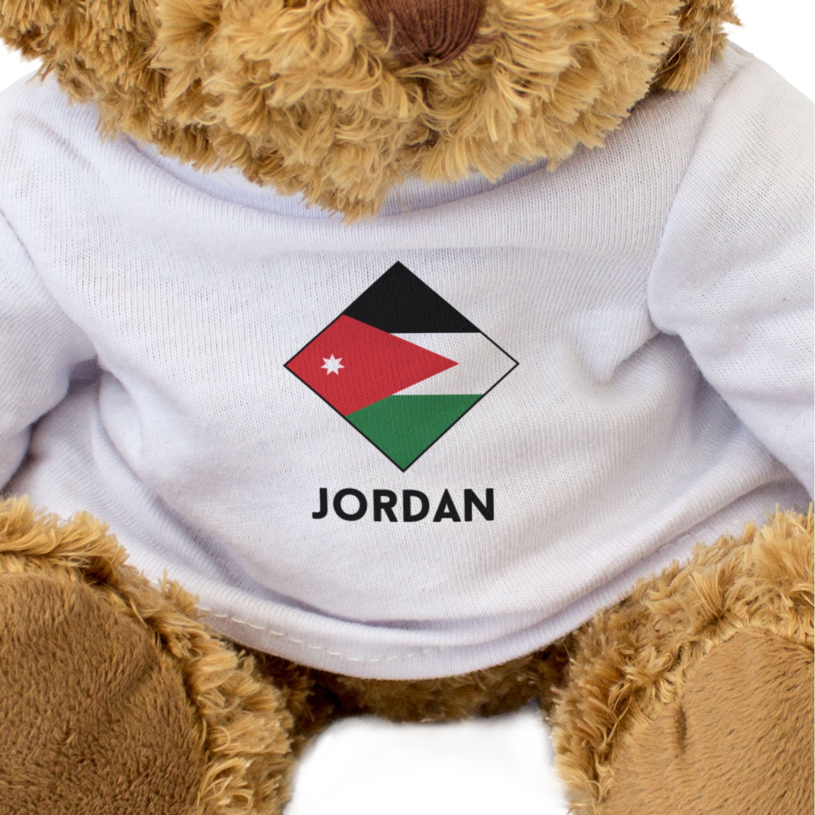 JORDAN FLAG DIAMOND - Teddy Bear - Cute Soft Funny Souvenir Gift Present