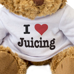 I LOVE JUICING - Teddy Bear - Cute Cuddly Soft Adorable - Gift Present