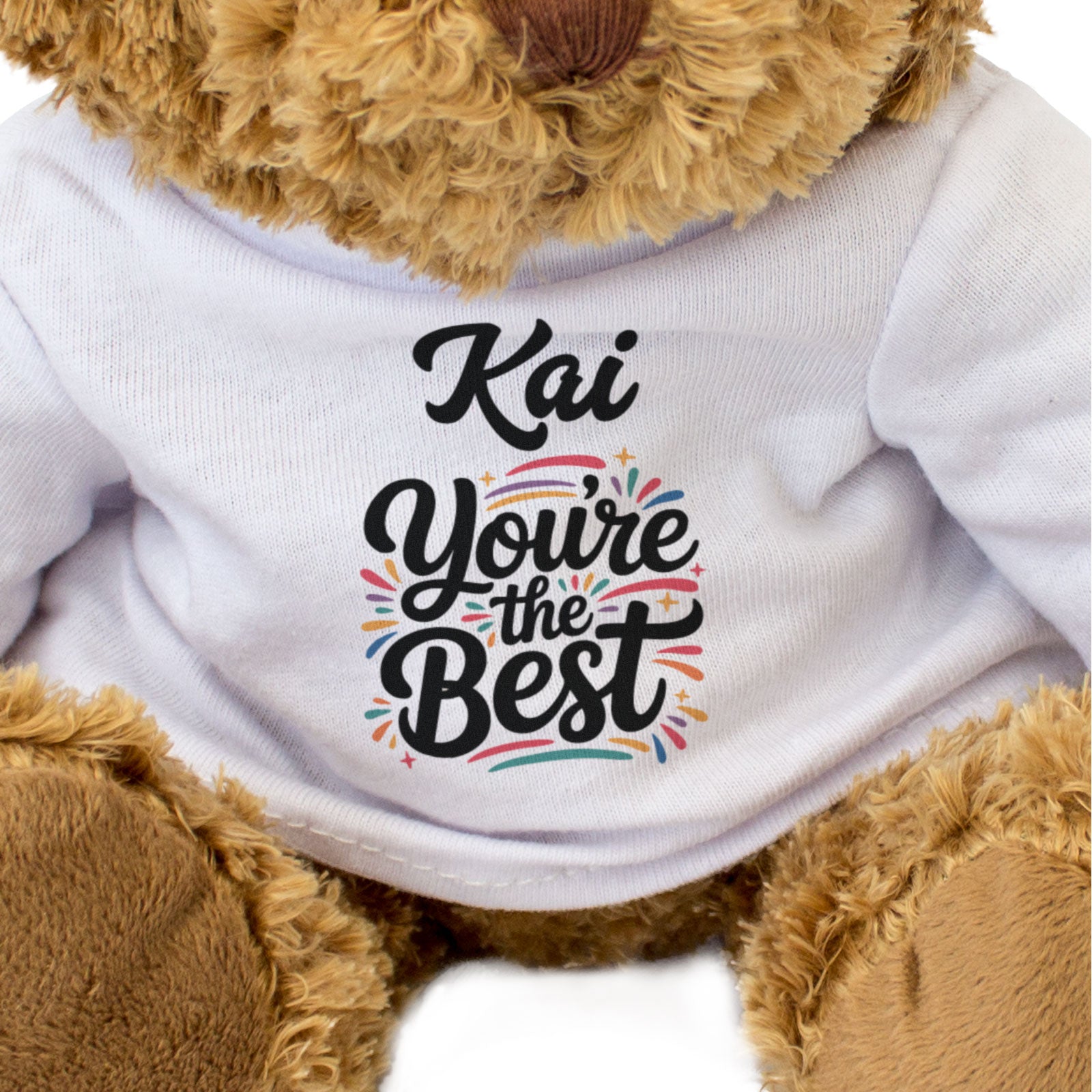 KAI YOU'RE THE BEST - Teddy Bear - Cute Cuddly Soft - Funny Gift Present
