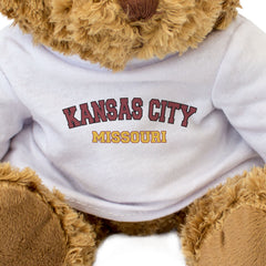 KANSAS CITY, MISSOURI - Teddy Bear - Cute Soft Funny - Souvenir Gift Present