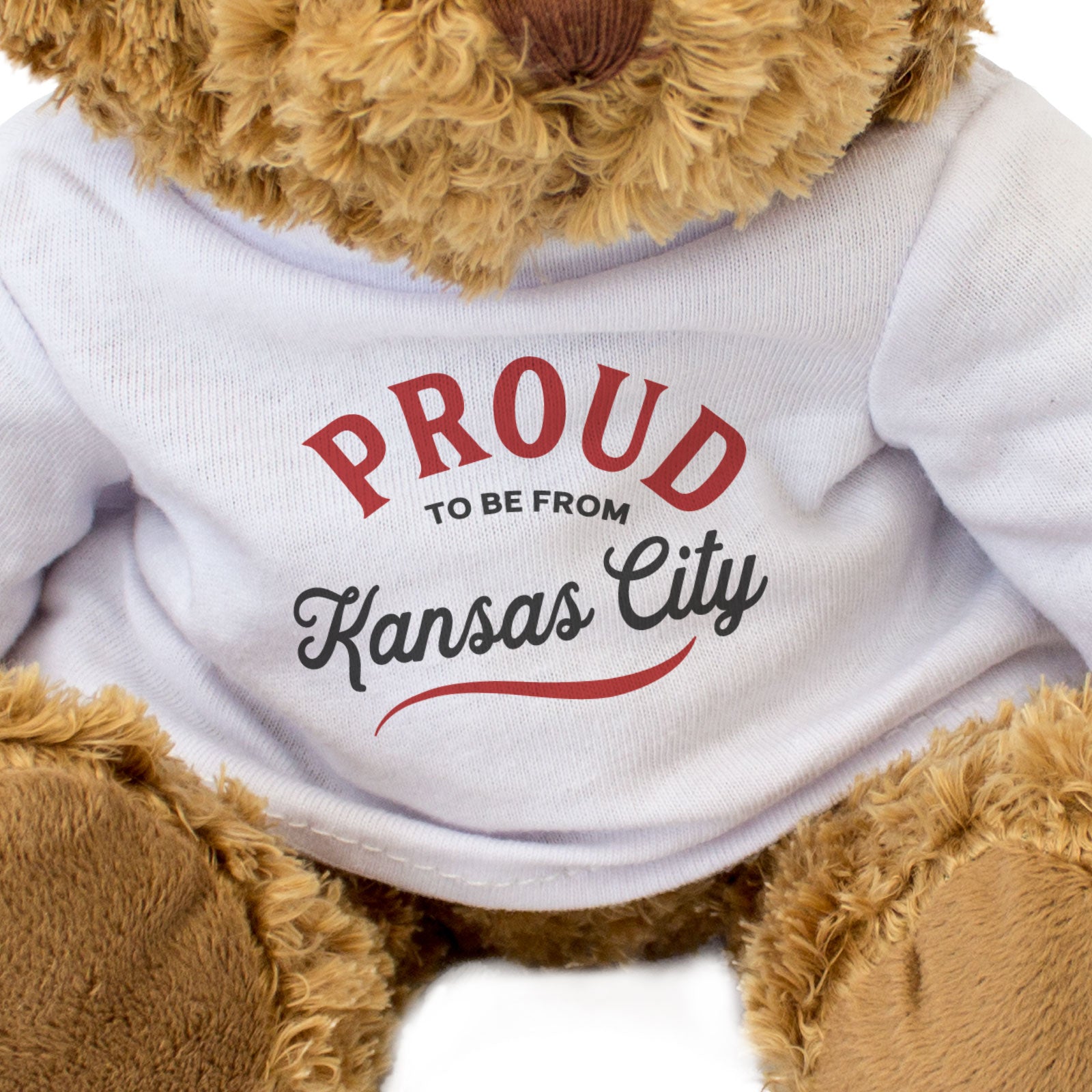 PROUD TO BE FROM KANSAS CITY - Teddy Bear - Cute Missouri Souvenir Gift Present