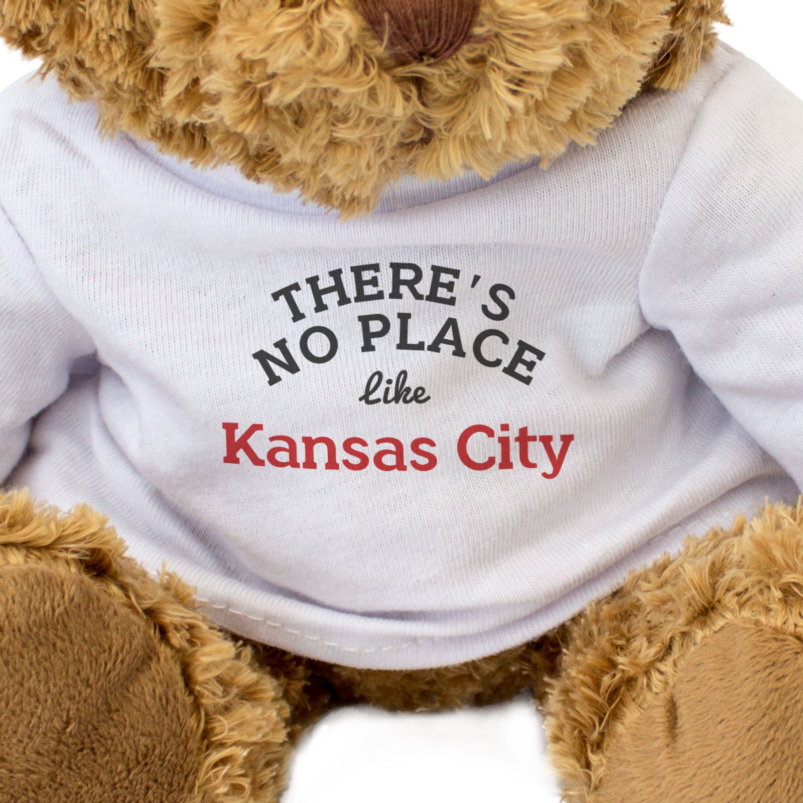 THERE'S NO PLACE LIKE KANSAS CITY - Teddy Bear - Missouri Souvenir Gift Present