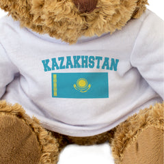 KAZAKHSTAN + FLAG - Teddy Bear - Cute Cuddly Soft - Funny Souvenir Gift Present