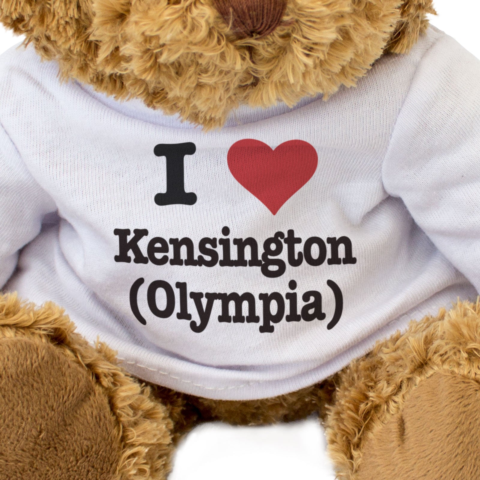 I LOVE KENSINGTON (OLYMPIA) - Teddy Bear - Cute Cuddly Soft - Gift Present