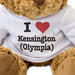 I LOVE KENSINGTON (OLYMPIA) - Teddy Bear - Cute Cuddly Soft - Gift Present