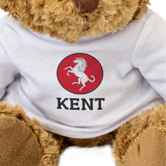 KENT COUNTY FLAG ROUNDEL - Teddy Bear - Cute Cuddly Soft Adorable - Gift Present