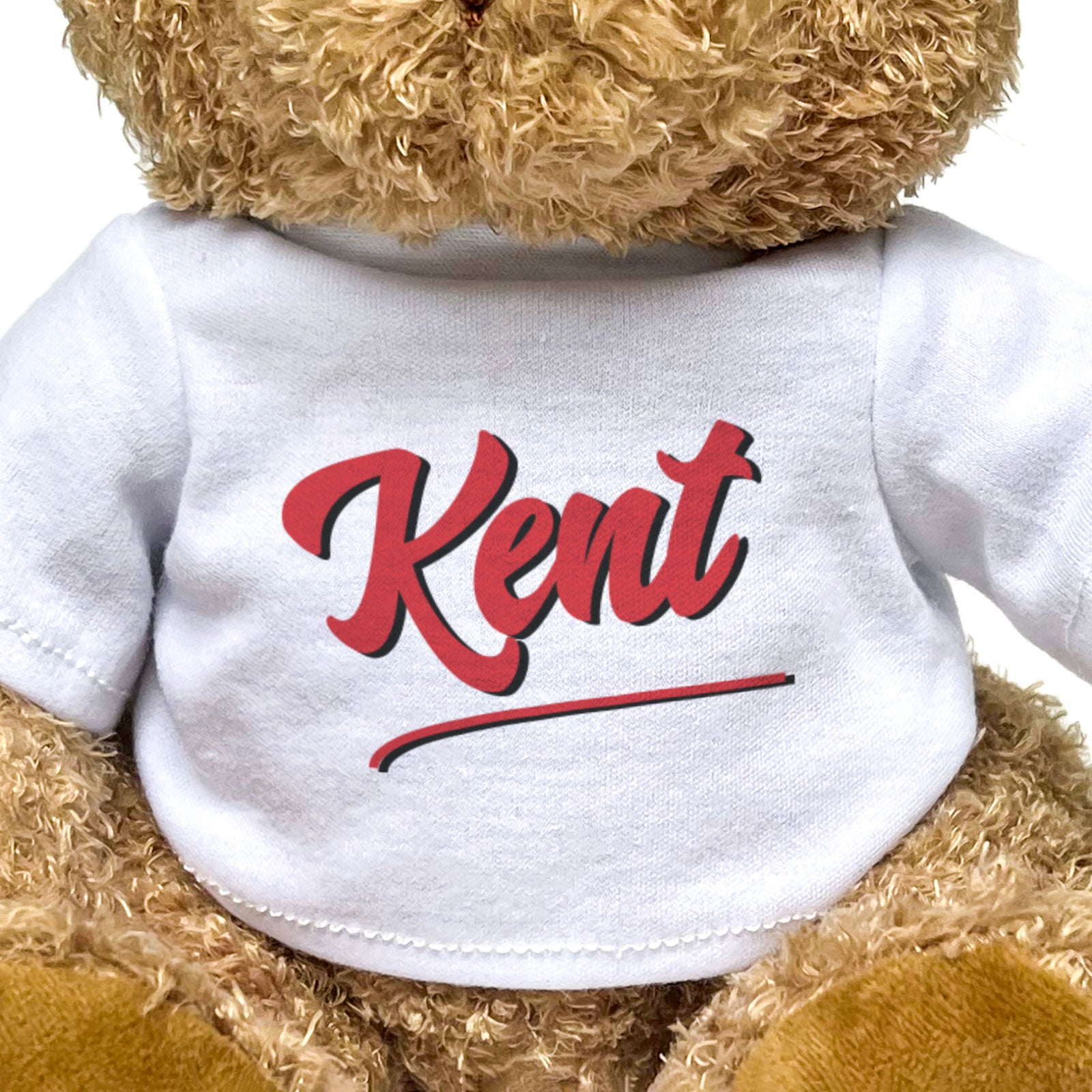 KENT (SCRIPT) - Teddy Bear - Cute Soft - Funny England Souvenir Gift Present