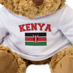 KENYA + FLAG - Teddy Bear - Cute Cuddly Soft - Funny Souvenir Gift Present