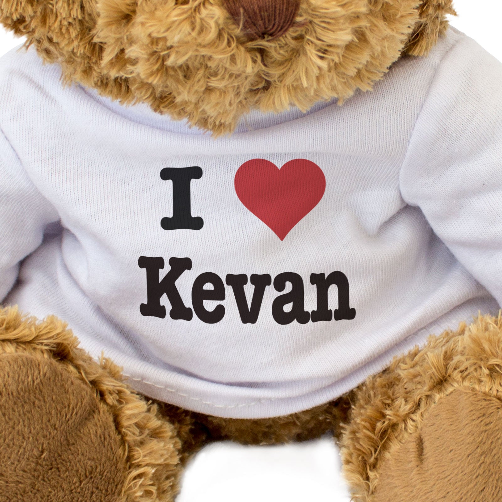 I LOVE KEVAN - Teddy Bear - Cute Cuddly Soft Adorable - Funny Gift Present