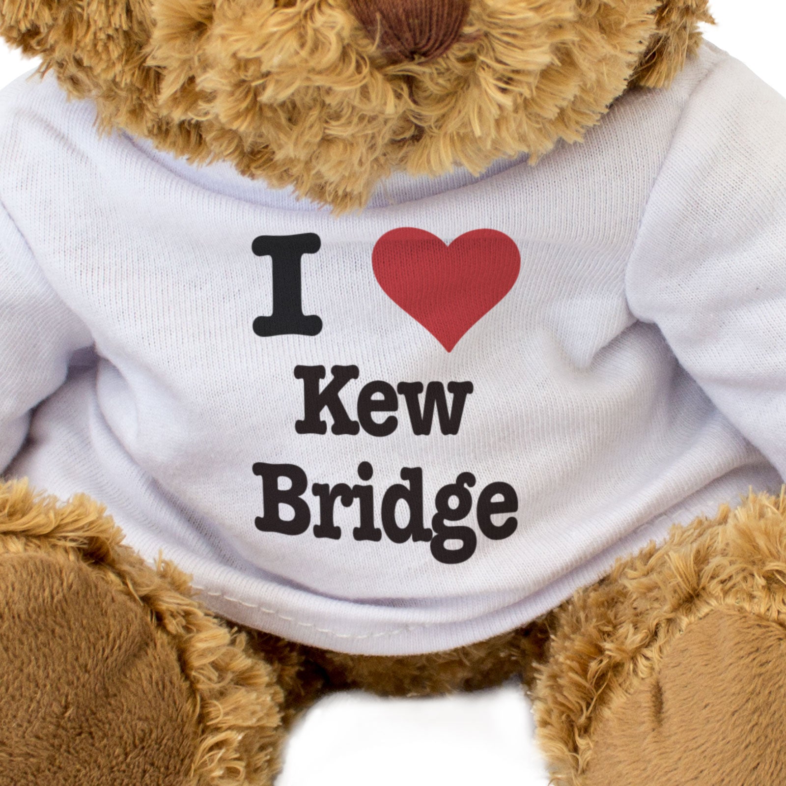 I LOVE KEW BRIDGE - Teddy Bear - Cute Cuddly Soft - London Gift Present