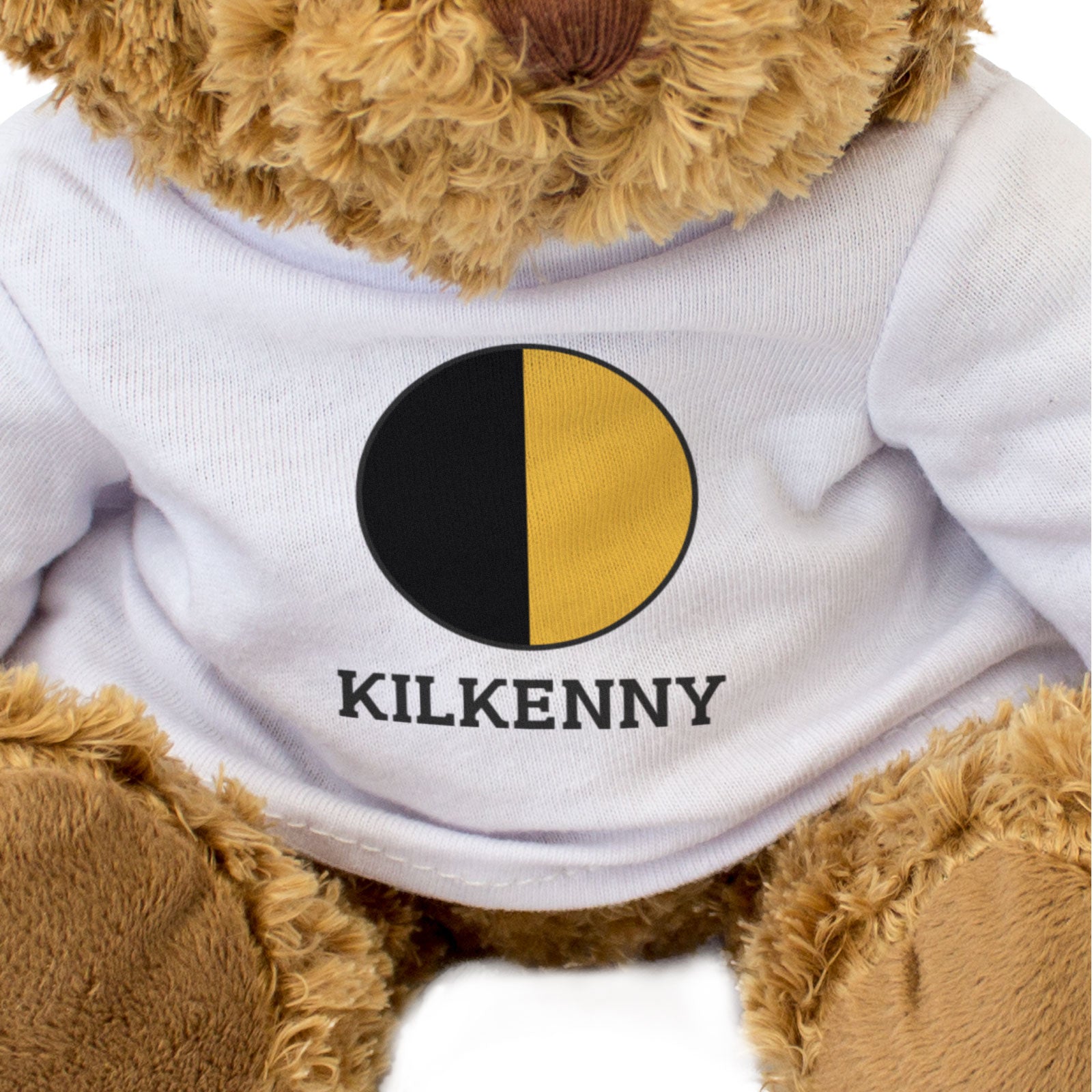 KILKENNY COUNTY COLOURS (ROUNDEL) - Teddy Bear - Cute - Ireland Gift Present