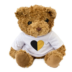KILKENNY COUNTY COLOURS HEART - Teddy Bear - Cute - Ireland Gift Present