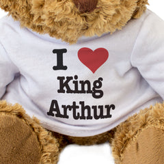 I LOVE KING ARTHUR - Teddy Bear - Cute Cuddly Soft Adorable - Gift Present