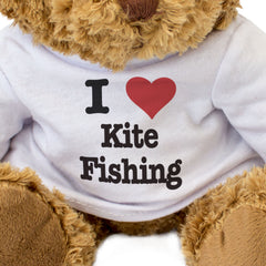 I LOVE KITE FISHING - Teddy Bear - Cute Cuddly Soft Adorable - Gift Present