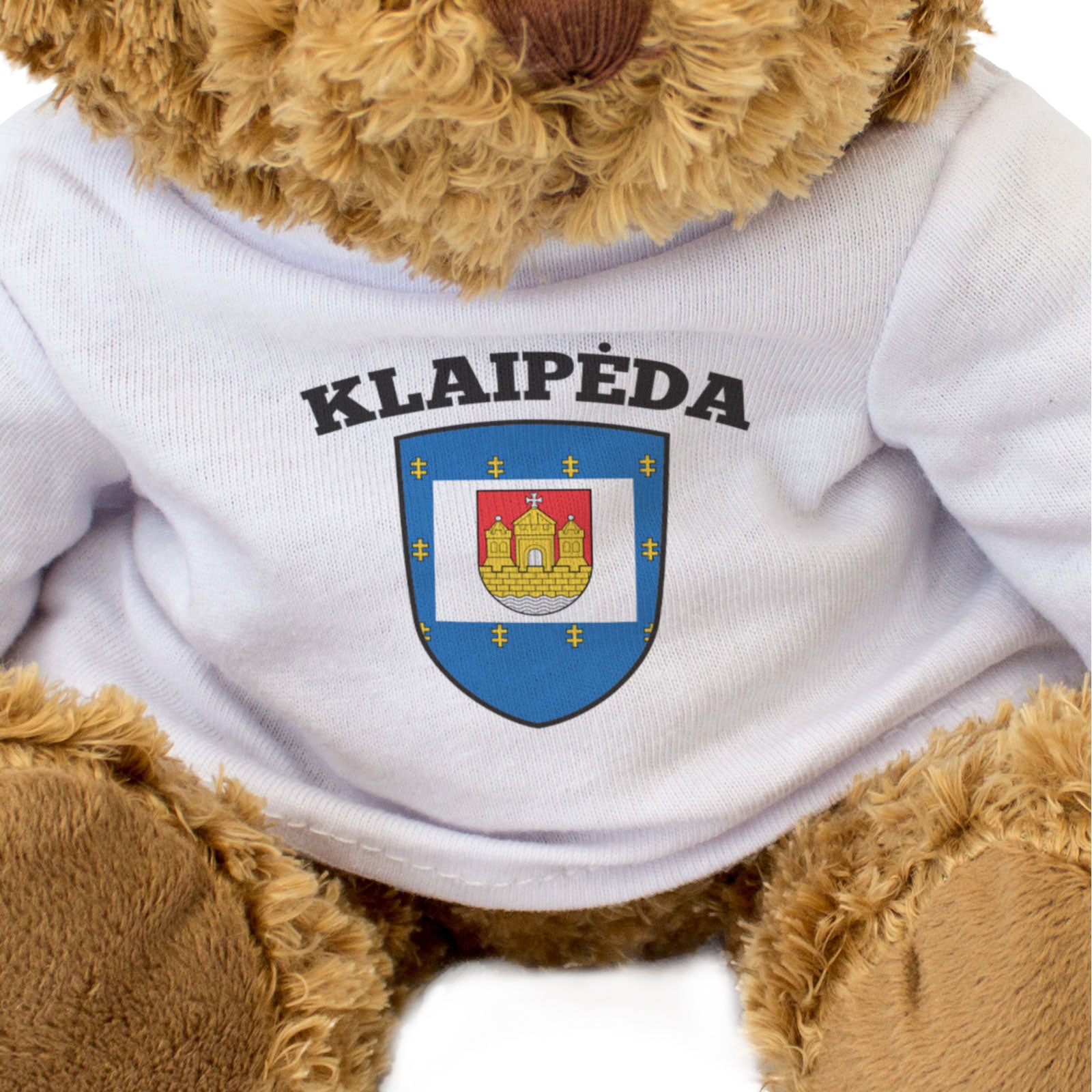KLAIPĖDA FLAG - Teddy Bear - Cute Cuddly Soft Adorable - Lithuania Gift Present