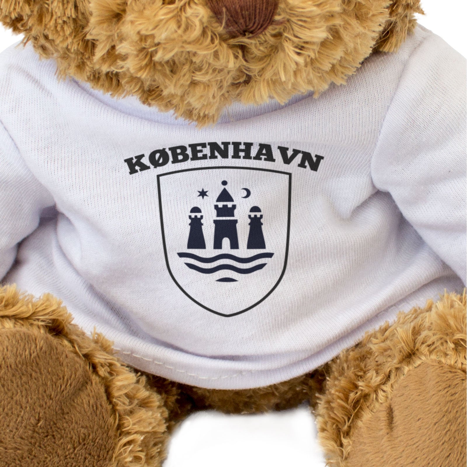 KØBENHAVN FLAG - Teddy Bear - Cute Cuddly Soft - Copenhagen Denmark Gift Present