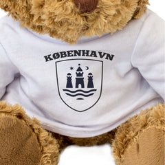 KØBENHAVN FLAG - Teddy Bear - Cute Cuddly Soft - Copenhagen Denmark Gift Present