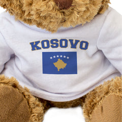KOSOVO + FLAG - Teddy Bear - Cute Cuddly Soft - Funny Souvenir Gift Present