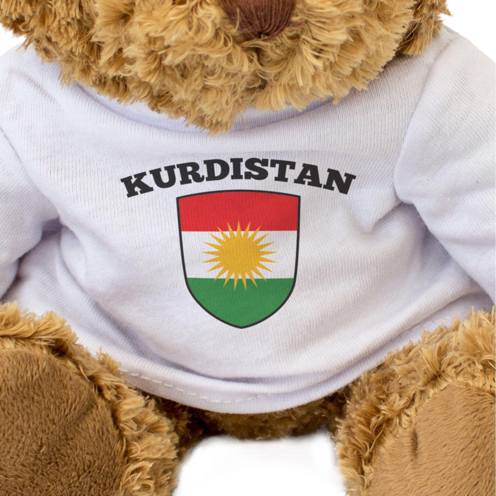 KURDISTAN FLAG - Teddy Bear - Cute Cuddly Soft - Kurdish Souvenir Gift Present