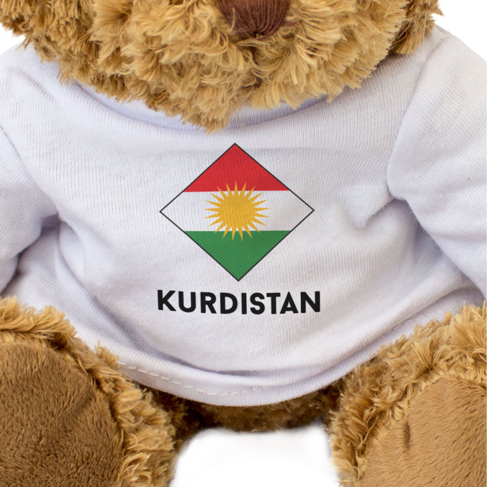 KURDISTAN FLAG DIAMOND - Teddy Bear - Cute Funny Kurdish Souvenir Gift Present