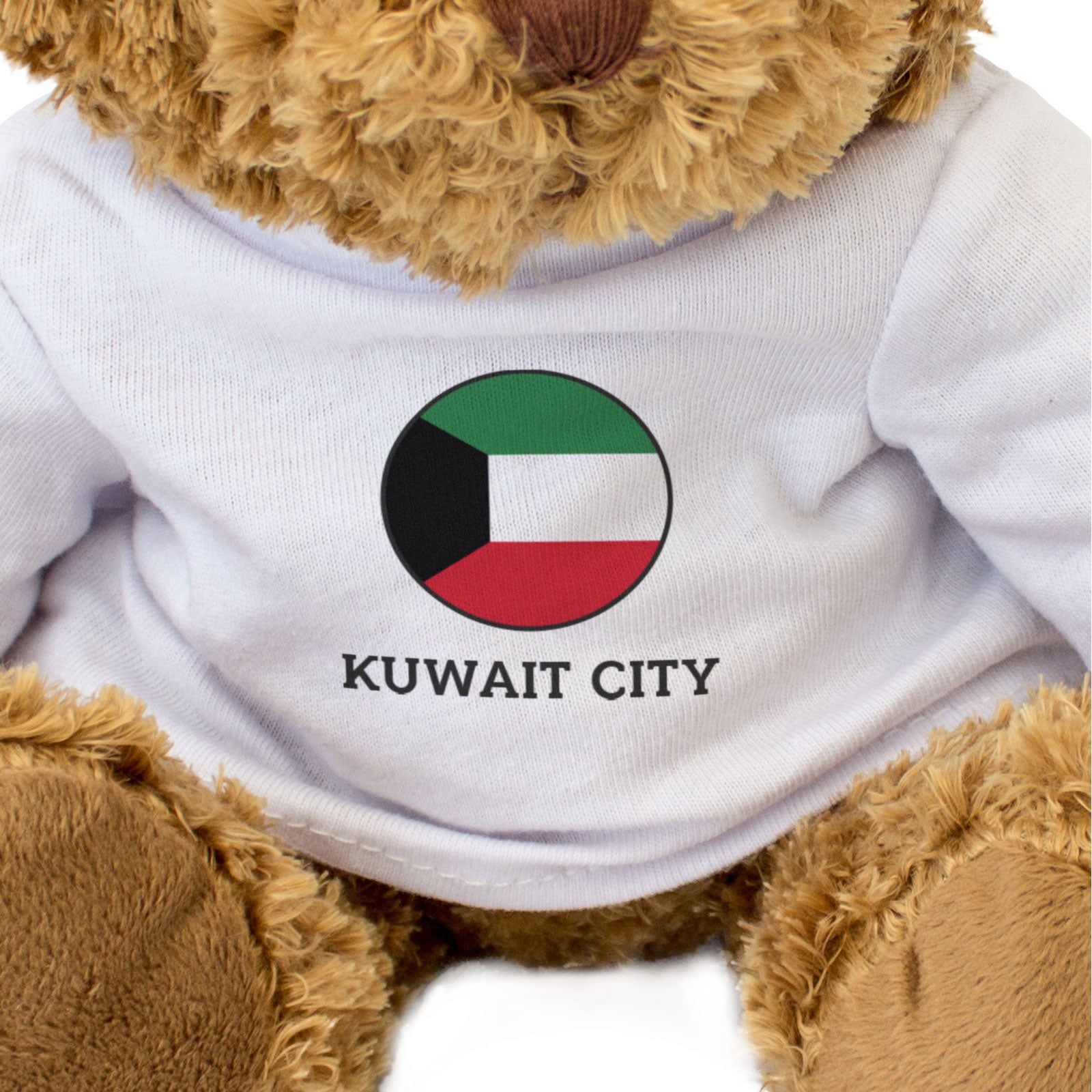 KUWAIT CITY (KUWAIT FLAG ROUNDEL) - Teddy Bear - Funny Souvenir Gift Present