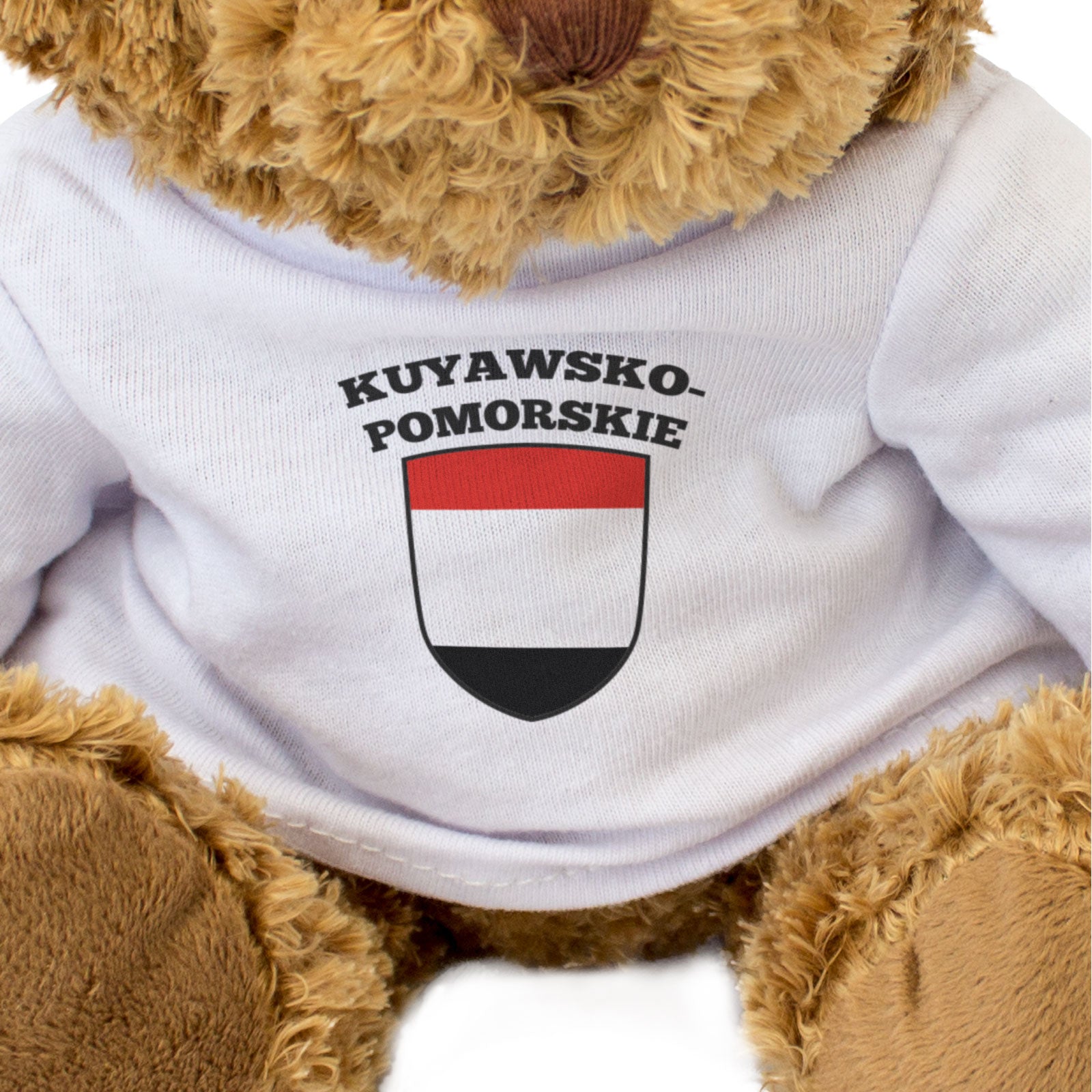 KUYAWSKO-POMORSKIE FLAG - Teddy Bear - Cute Cuddly - Poland Polska Gift Present