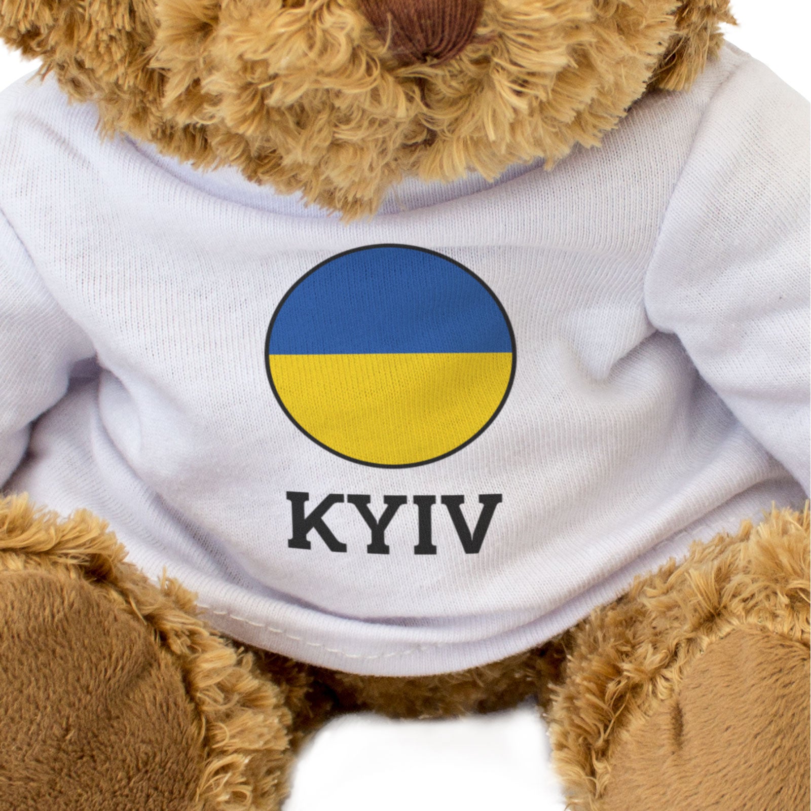 KYIV (UKRAINE FLAG ROUNDEL) - Teddy Bear - Funny Souvenir Gift Present