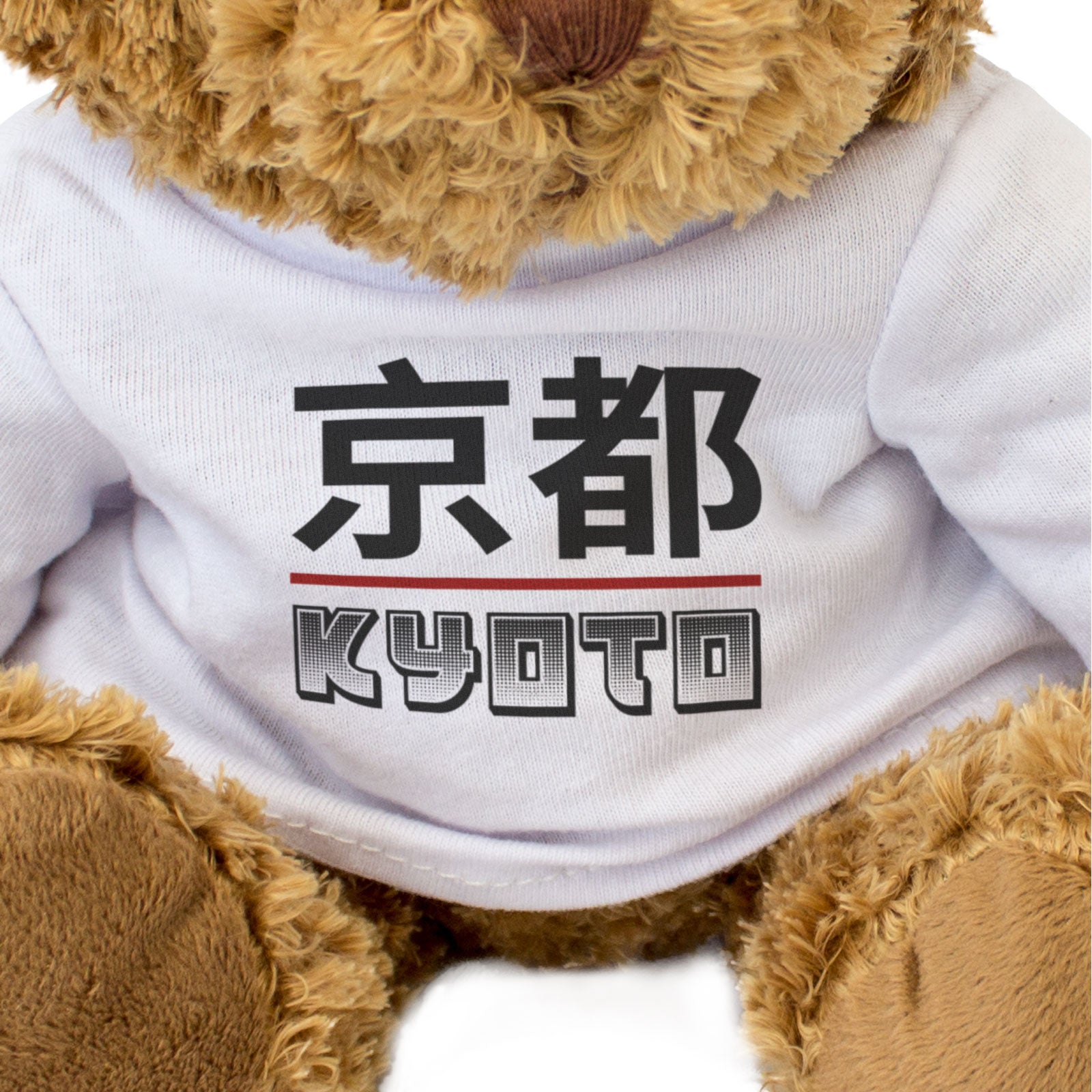 KYOTO (KANJI) - Teddy Bear - Cute Cuddly - Japanese Souvenir Gift Present