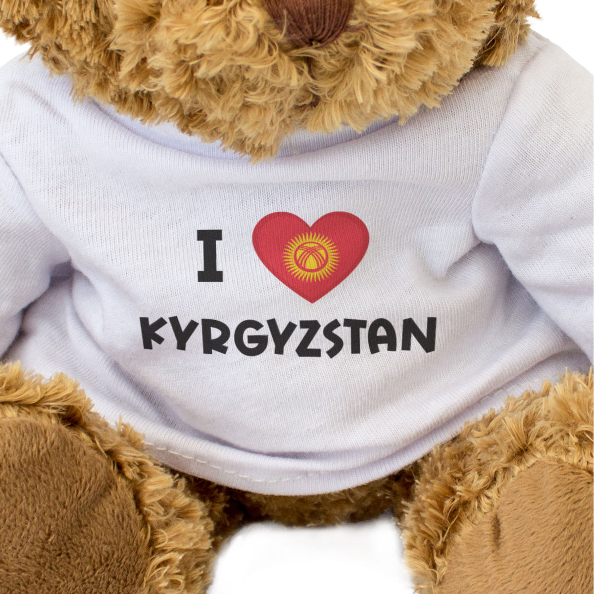 I Love Kyrgyzstan Flag - Teddy Bear