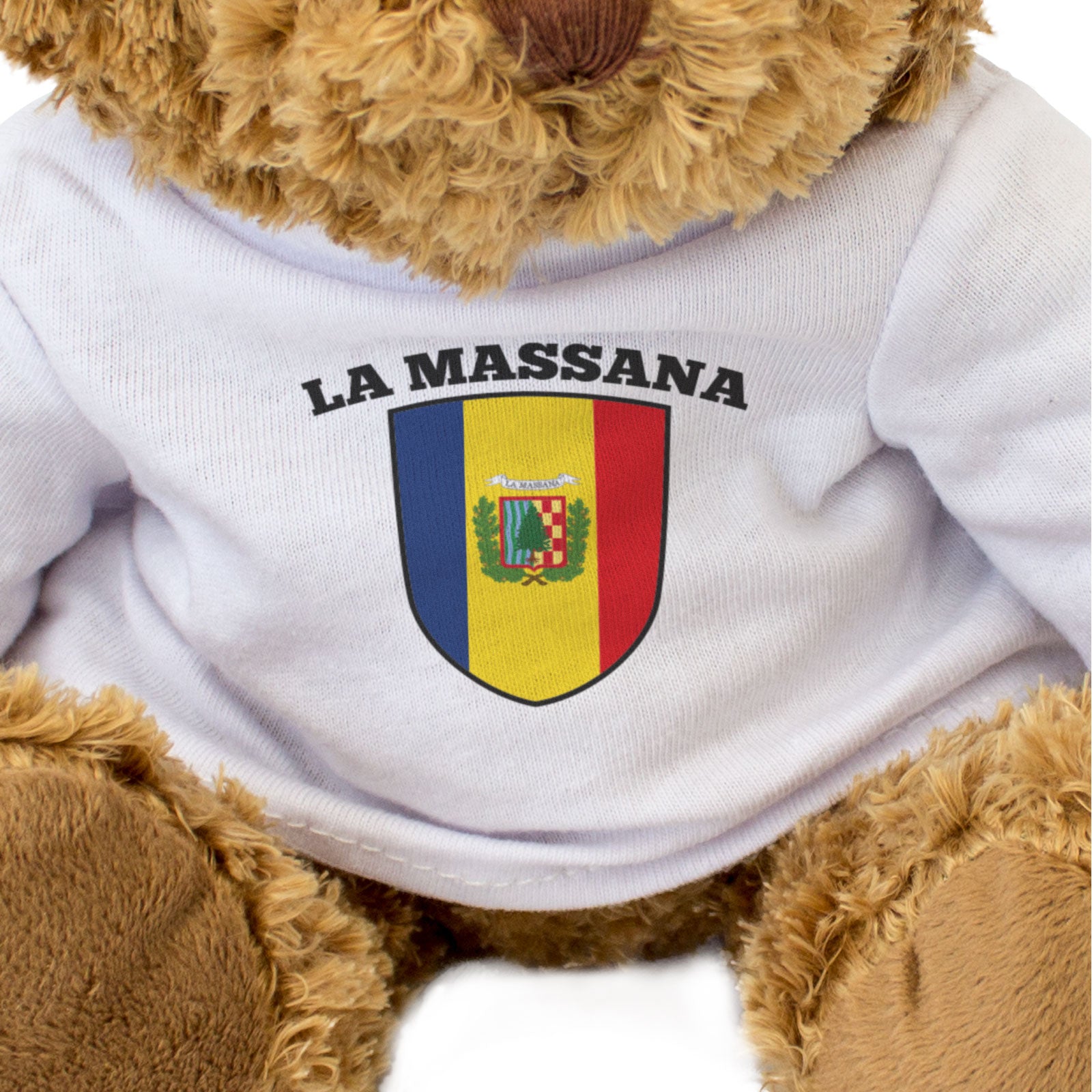LA MASSANA FLAG - Teddy Bear - Cute Cuddly Soft - Andorra Gift Present