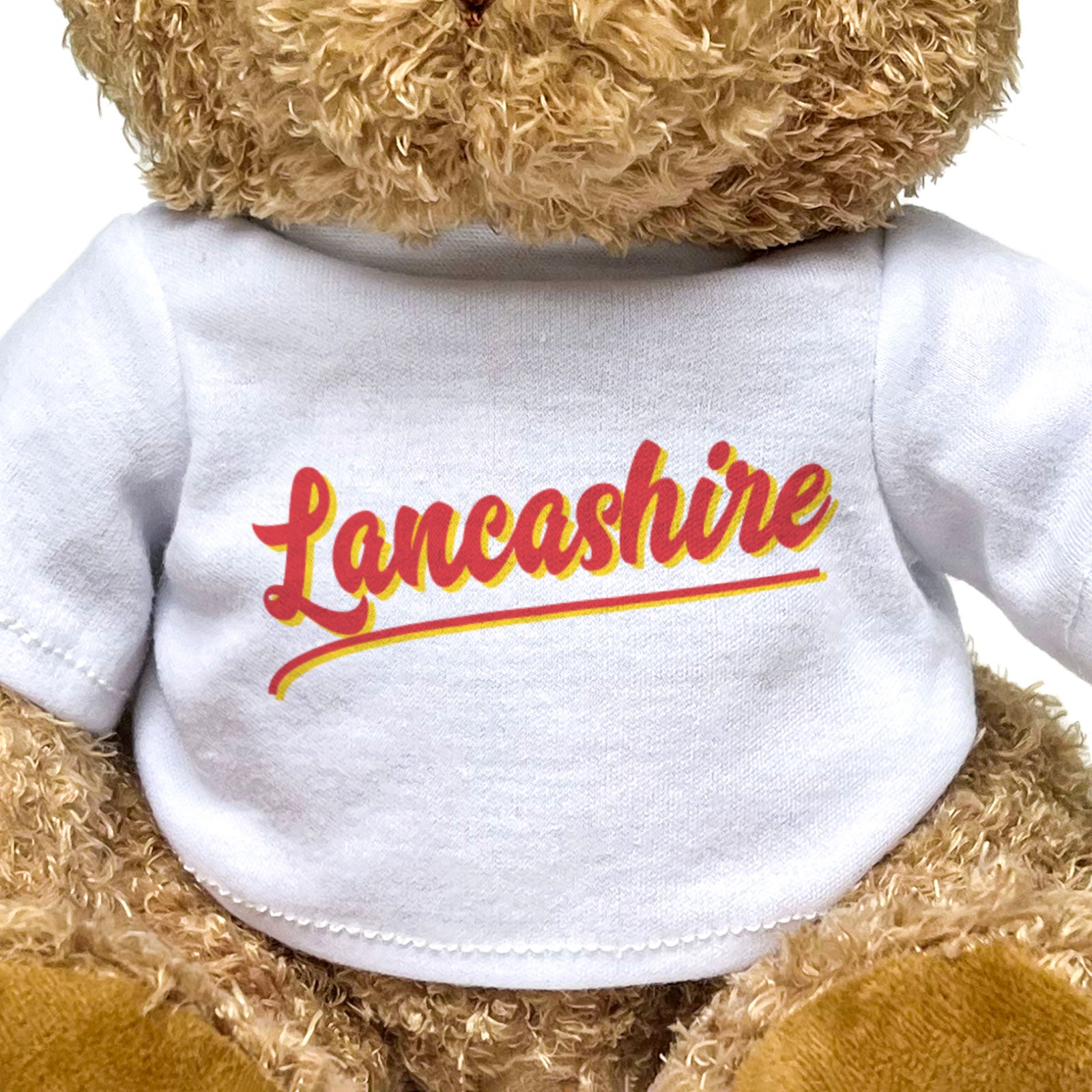 LANCASHIRE (SCRIPT) - Teddy Bear - Cute - Funny England Souvenir Gift Present