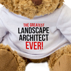 THE GREATEST LANDSCAPE ARCHITECT EVER - Teddy Bear - Funny Gift Present - Image 3