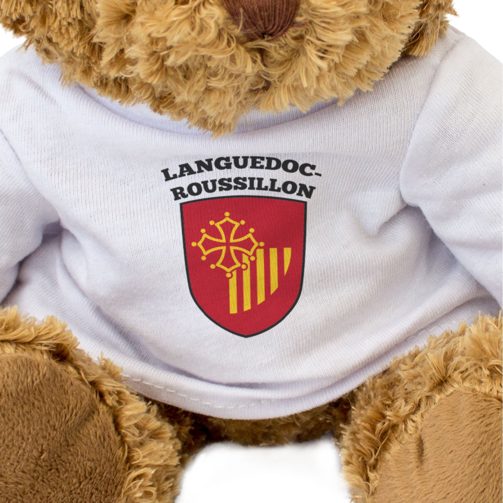 LANGUEDOC-ROUSSILLON FLAG (HISTORIC) - Teddy Bear - Cute - France Gift Present