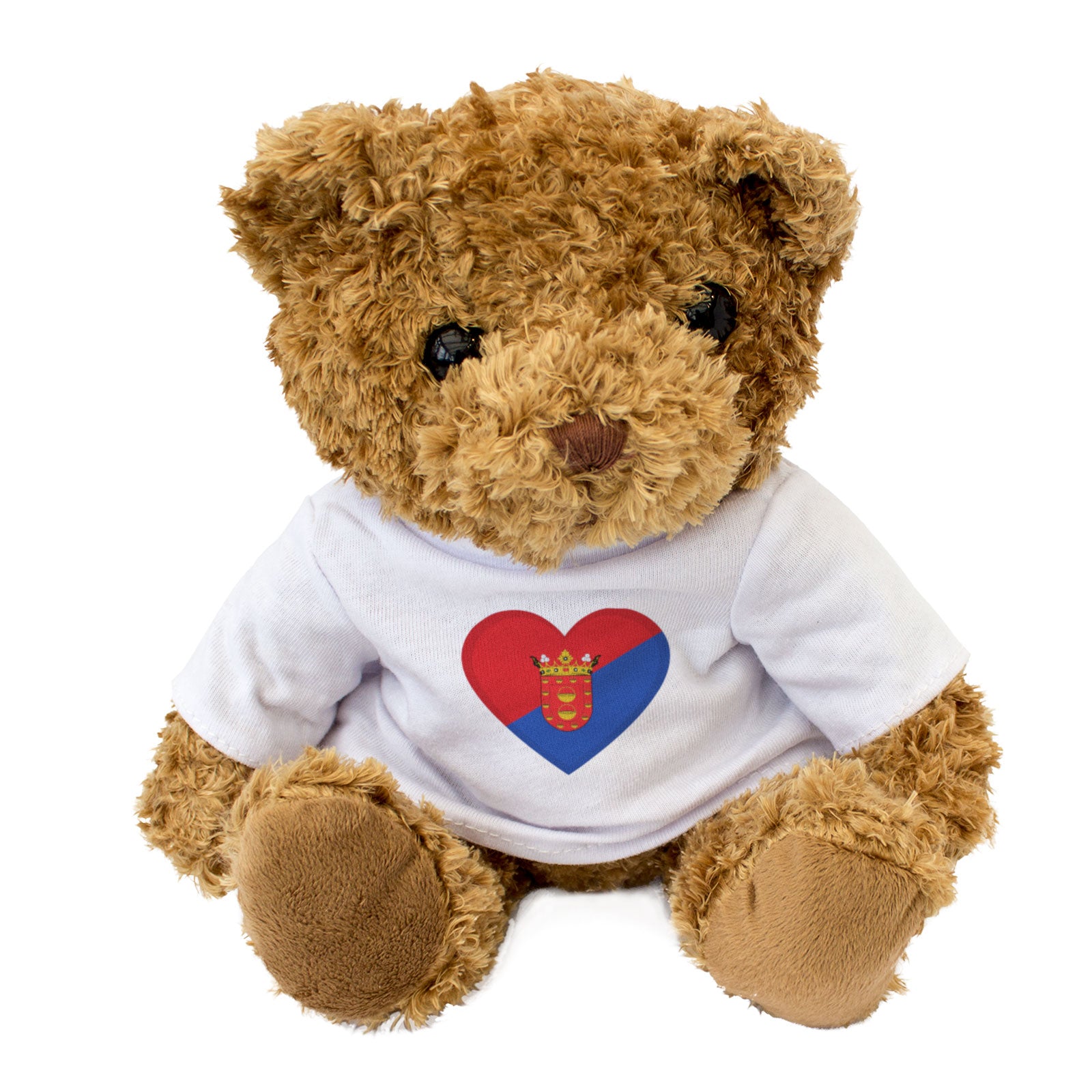 LANZAROTE FLAG HEART - Teddy Bear - Cute - Canary Islands Spain Gift Present