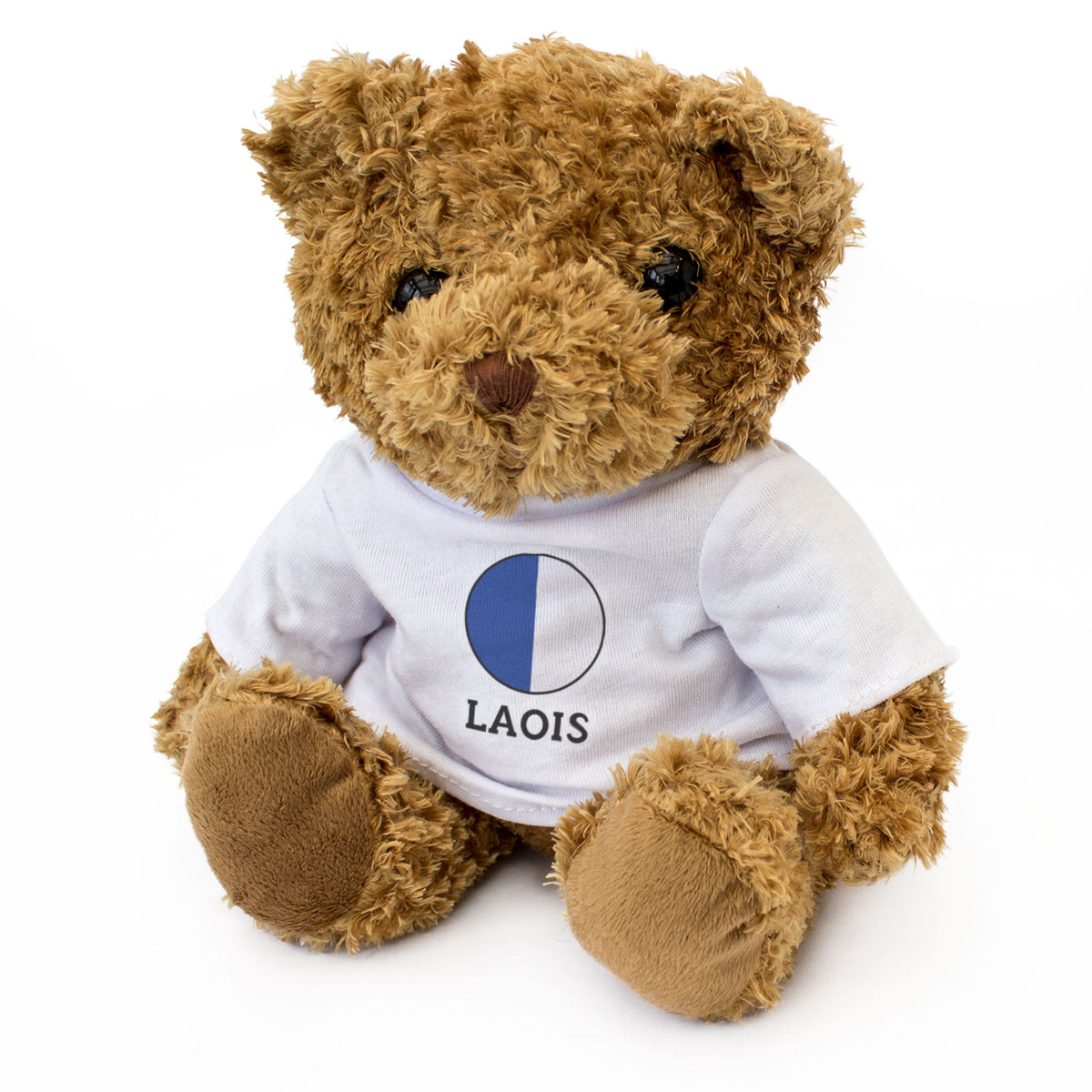 LAOIS COUNTY COLOURS (ROUNDEL) - Teddy Bear - Cute - Ireland Gift Present
