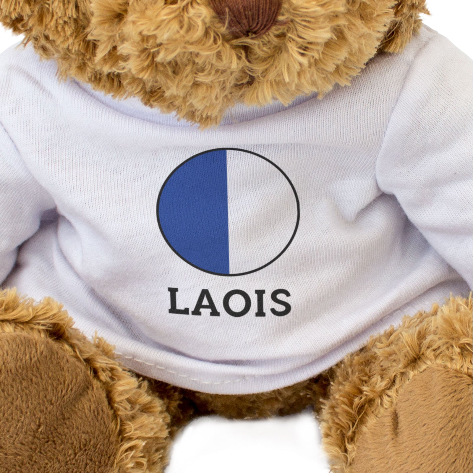 LAOIS COUNTY COLOURS (ROUNDEL) - Teddy Bear - Cute - Ireland Gift Present