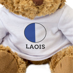 LAOIS COUNTY COLOURS (ROUNDEL) - Teddy Bear - Cute - Ireland Gift Present