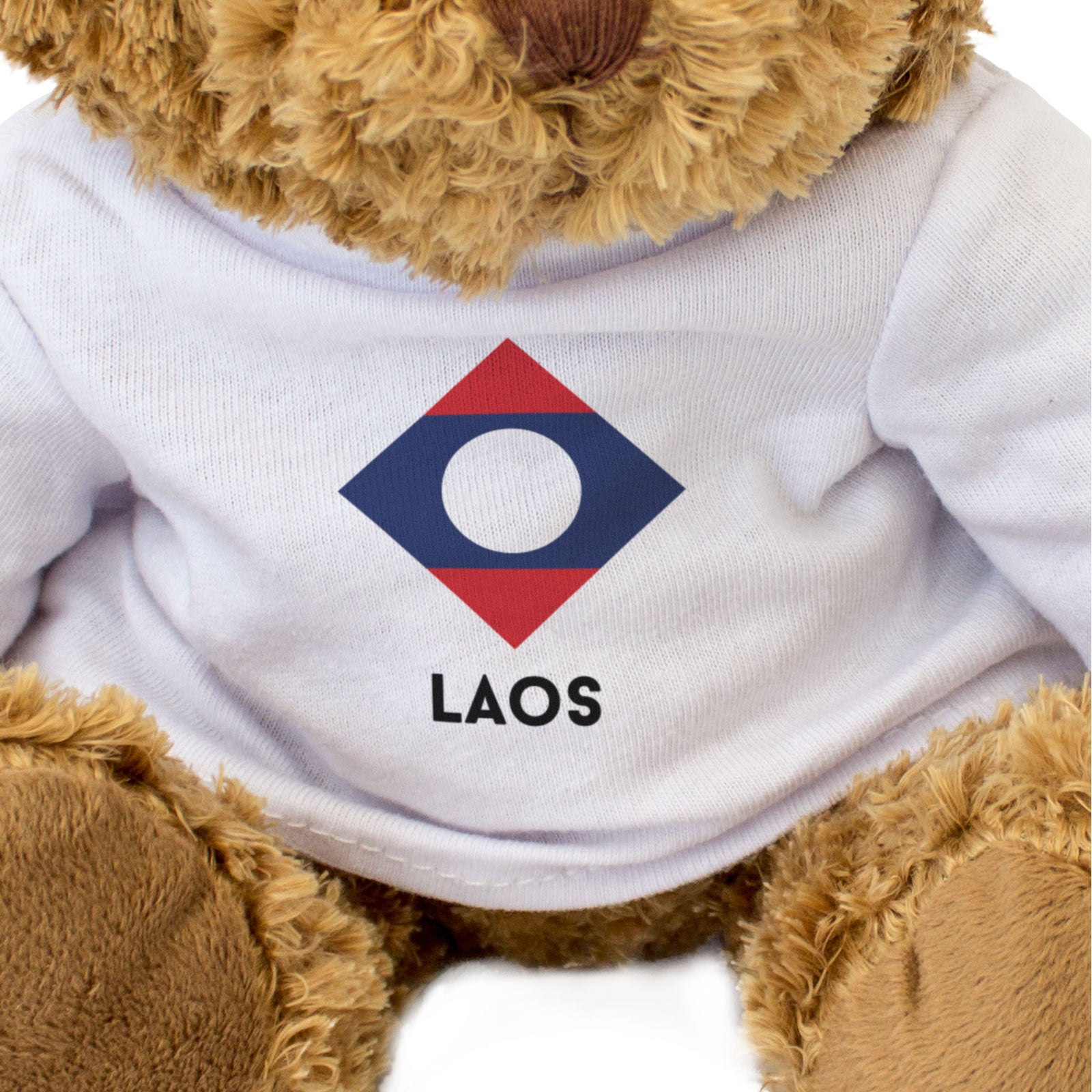 LAOS FLAG DIAMOND - Teddy Bear - Cute Soft Funny Souvenir Gift Present
