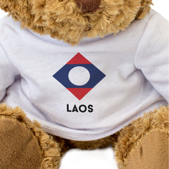 LAOS FLAG DIAMOND - Teddy Bear - Cute Soft Funny Souvenir Gift Present