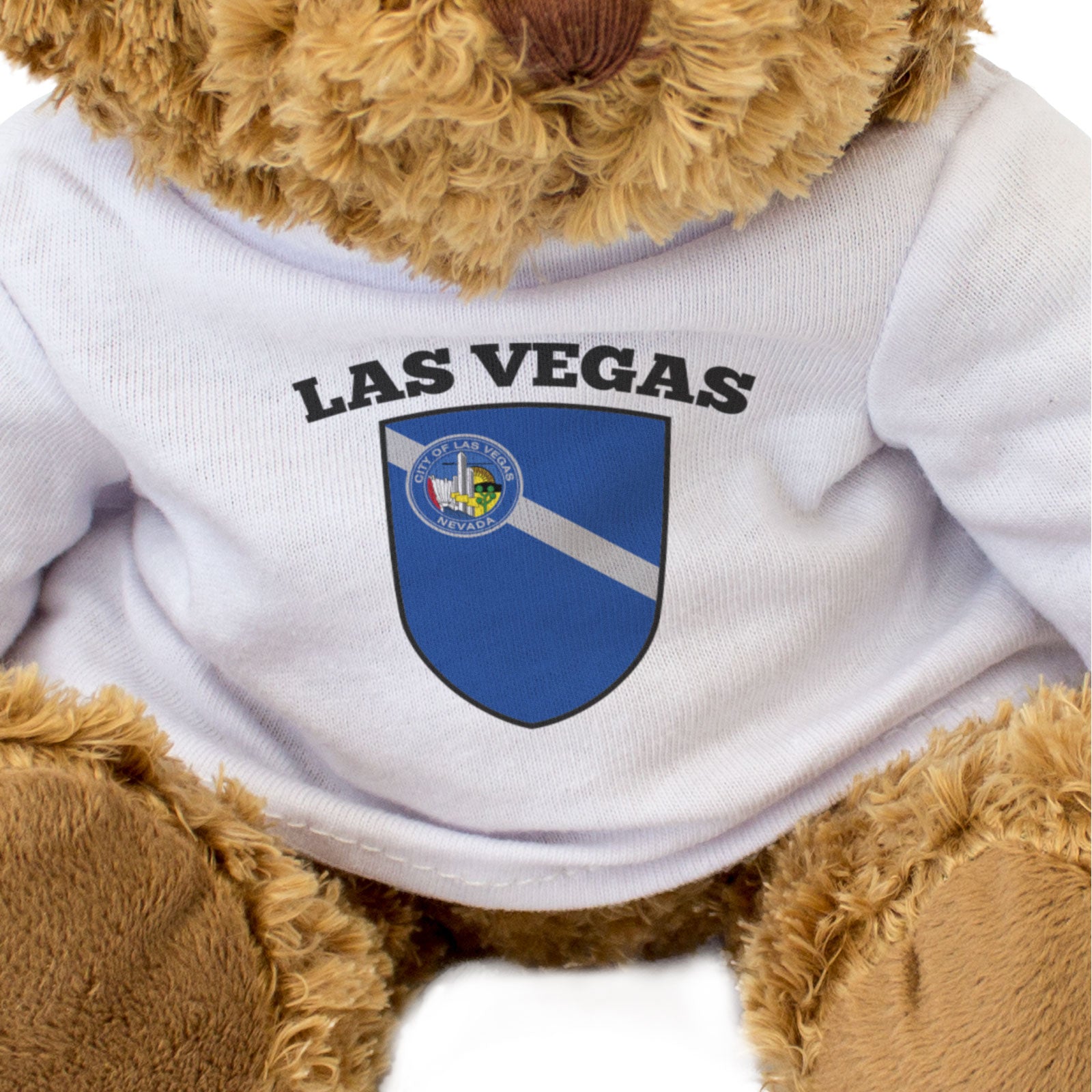 LAS VEGAS CITY FLAG - Teddy Bear - Cute Cuddly Soft - Nevada Gift Present