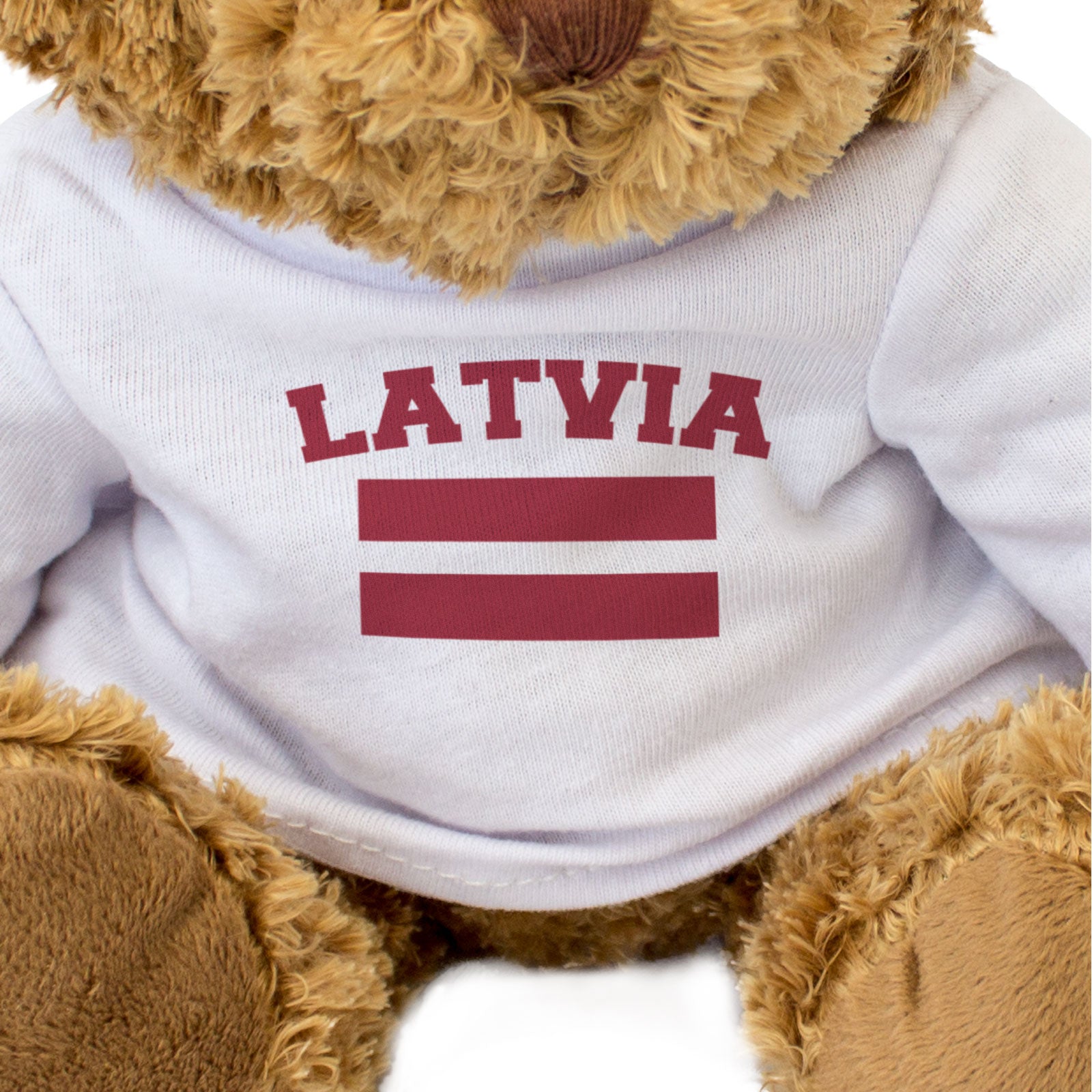 LATVIA + FLAG - Teddy Bear - Cute Cuddly Funny - Latvian Souvenir Gift Present