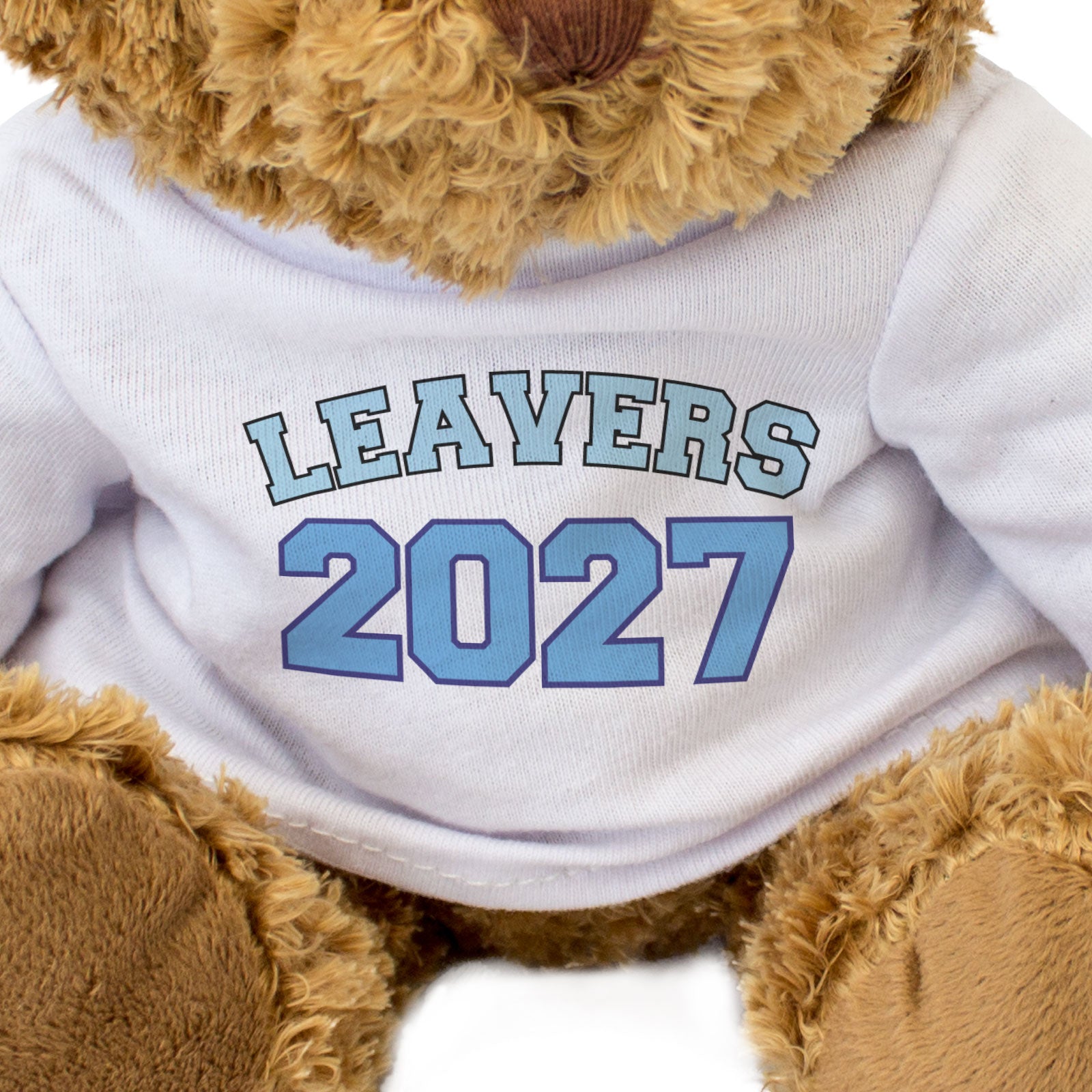 LEAVERS 2027 (BLUE) - Teddy Bear - Cute Funny Soft - Graduation Gift Present