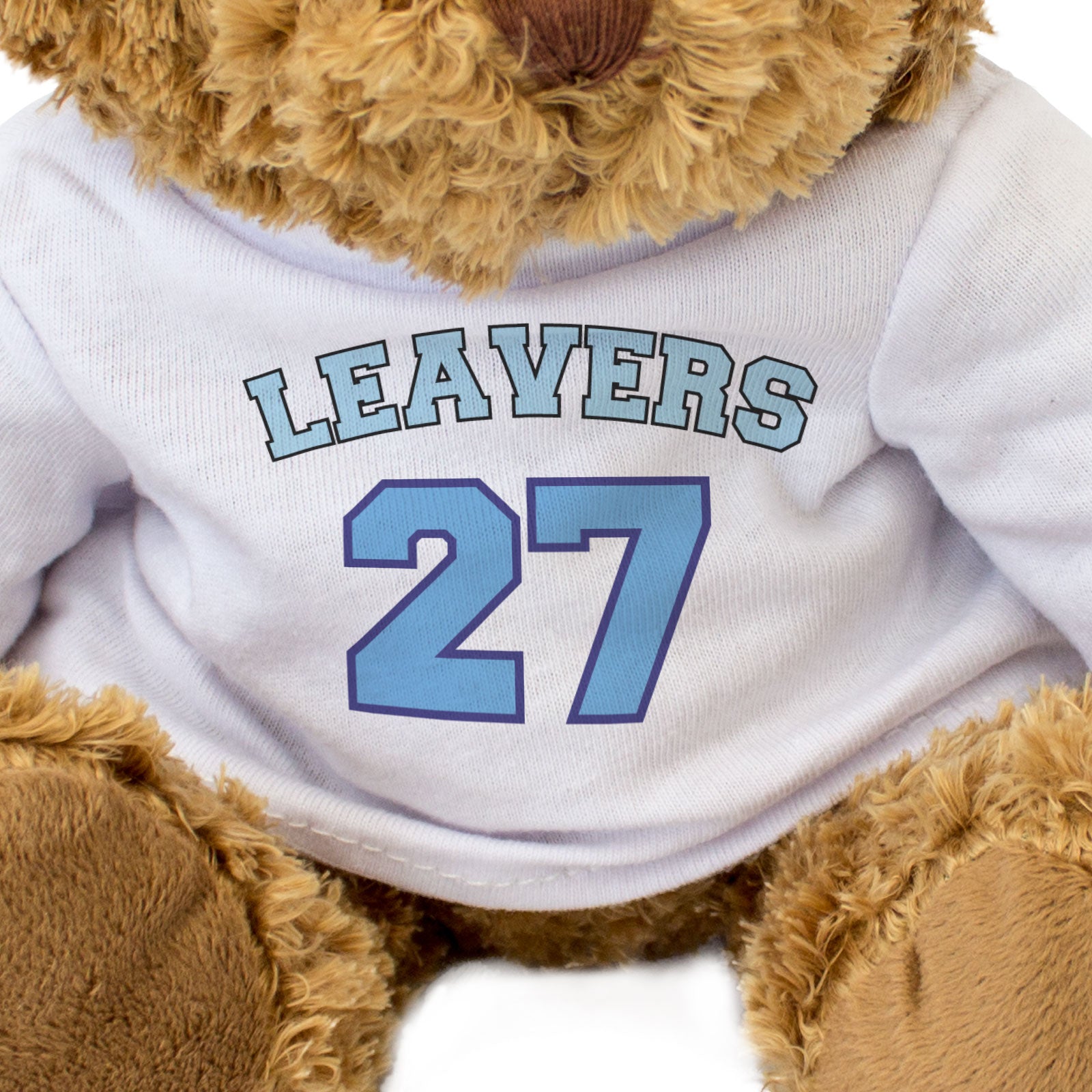 LEAVERS 27 (BLUE) - Teddy Bear - Cute Funny Soft - Graduation 2027 Gift Present